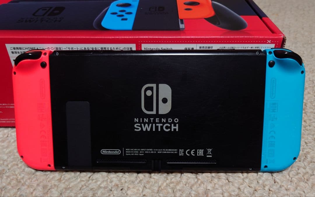 Nintendo Switch ネオンピンク/ブルー 本体 付属品 ジャンク