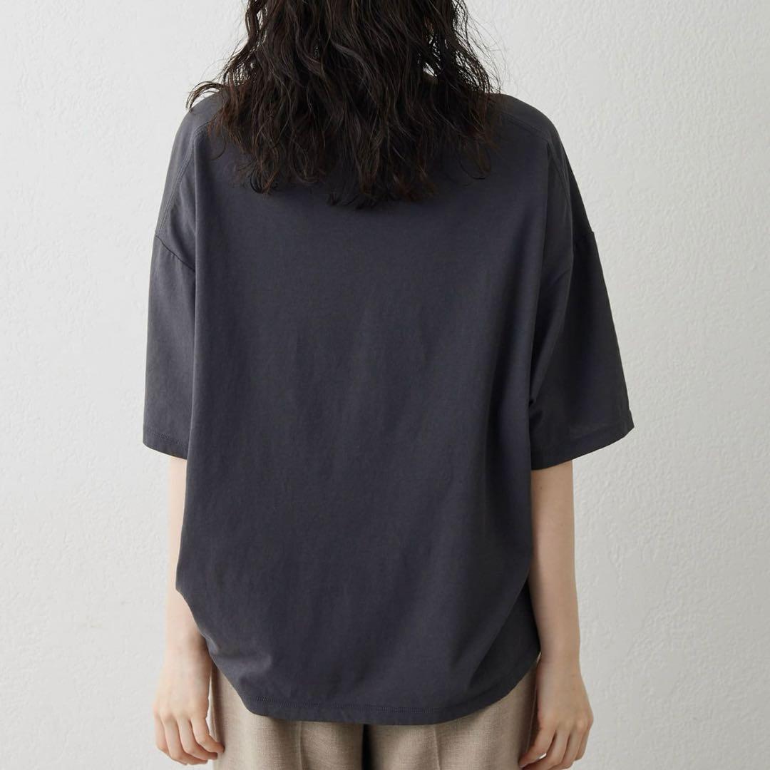 ウィムガゼット リラックスロゴTシャツ