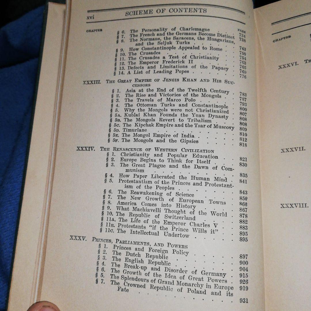 洋書 Outline of History 4 Volumes by Wells