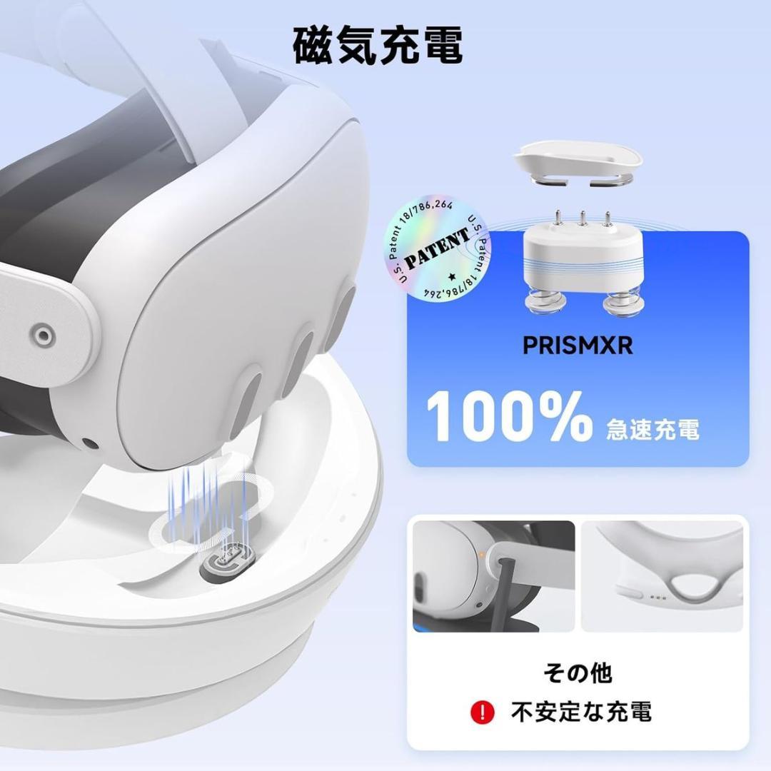  Quest 3用 PRISMXR Carina D1 VR用充電ドック