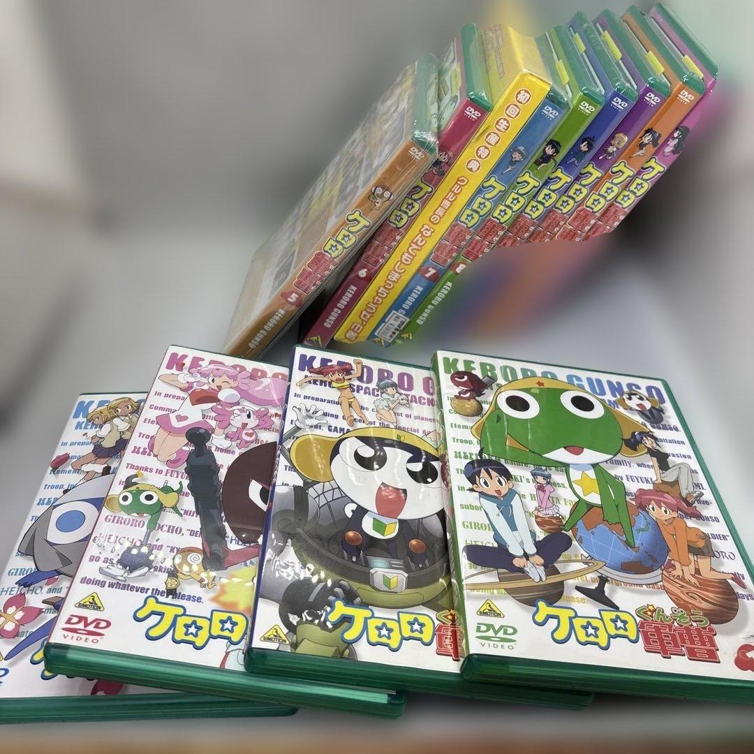希少　中古＆未開封DVD ケロロ軍曹 1-12巻 セット 初回生産特典付き多数