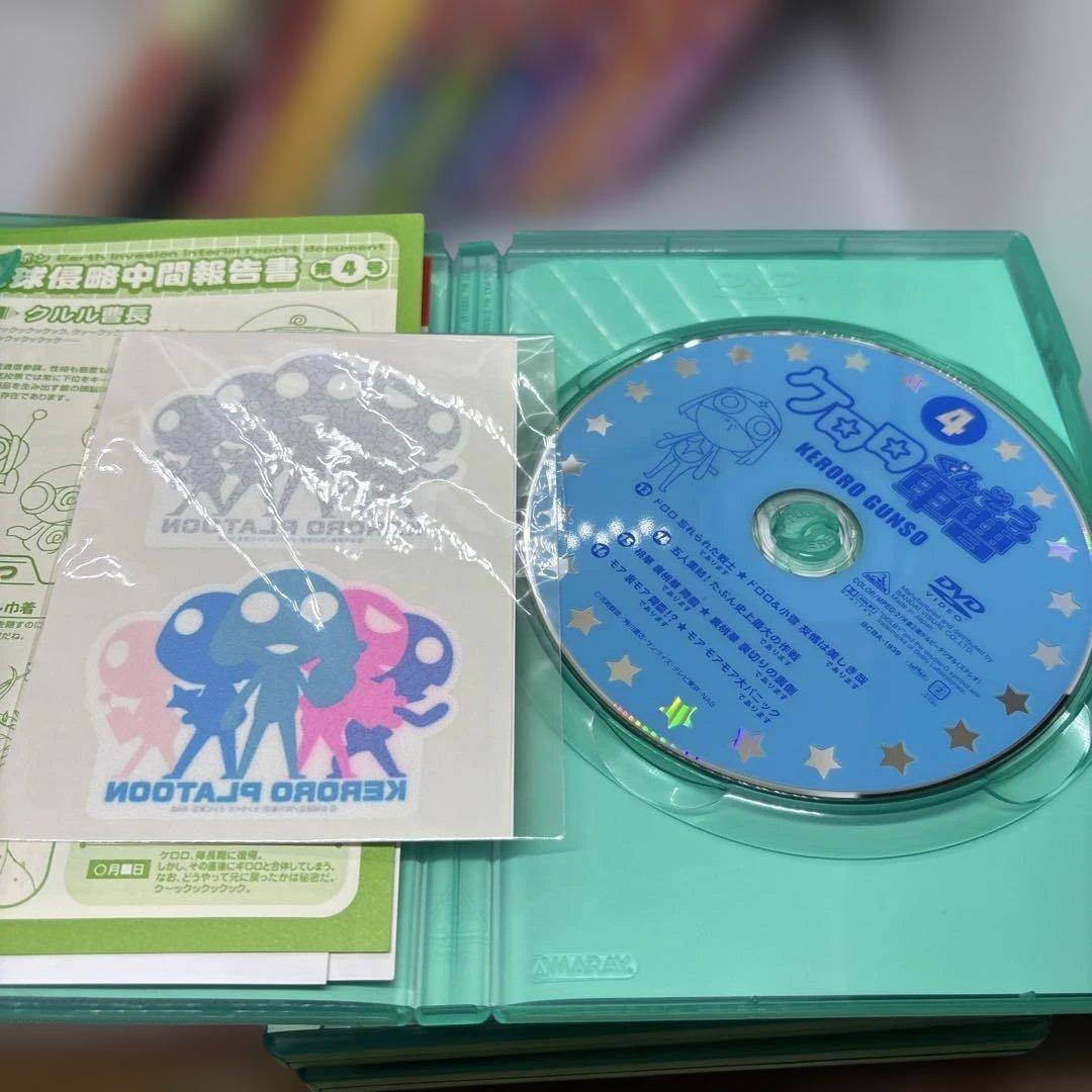 希少　中古＆未開封DVD ケロロ軍曹 1-12巻 セット 初回生産特典付き多数