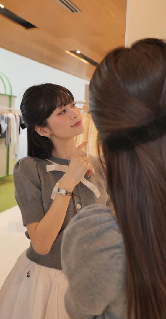 bibiy. 2026夏LILY RIBBON CARDIGAN