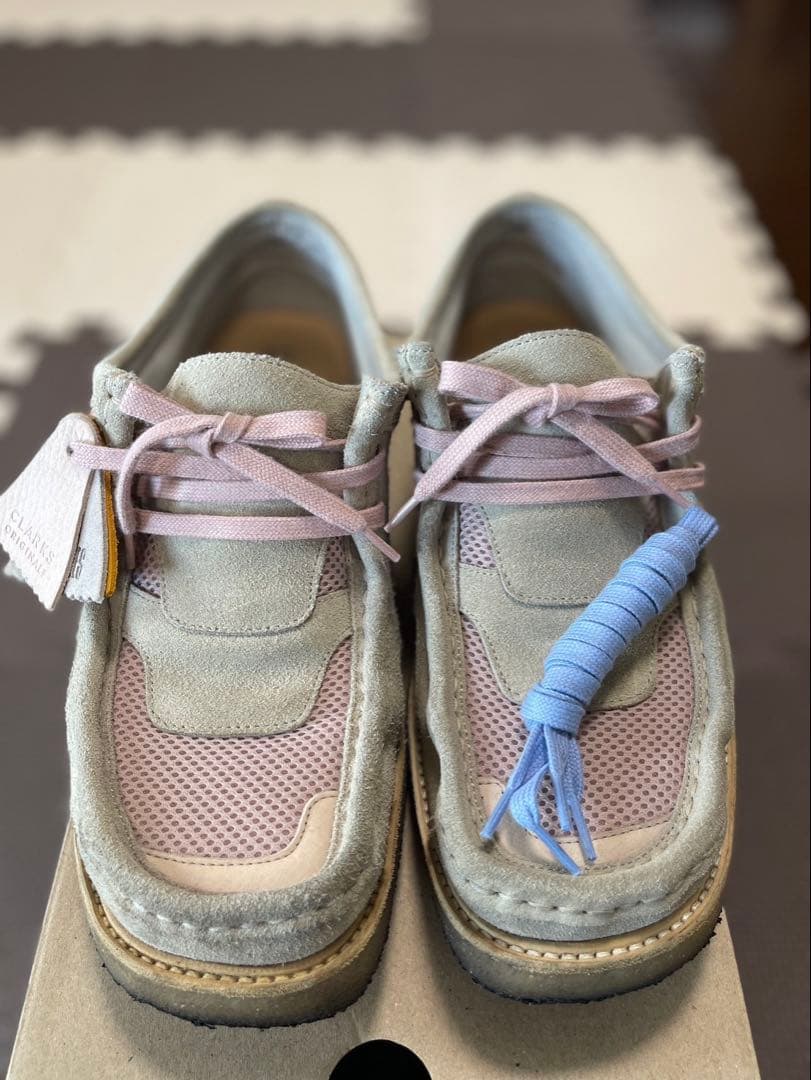 UNION TOKYO x CLARKS ワラビー ピンク 27.5