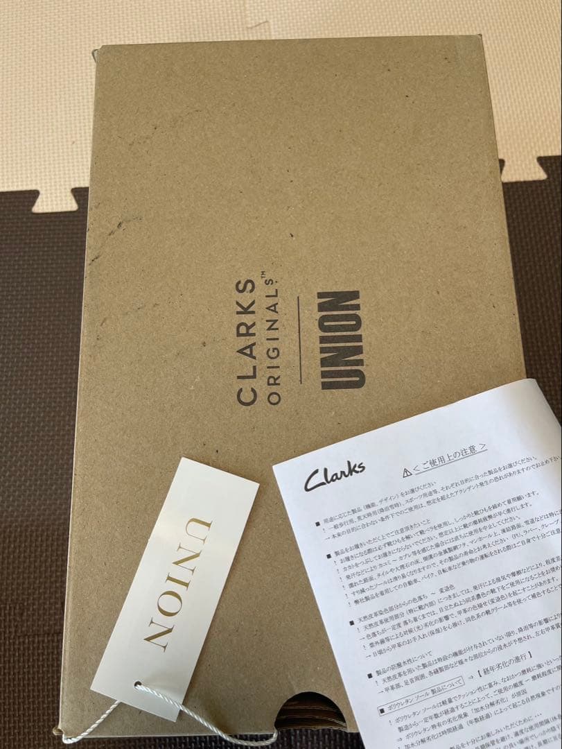 UNION TOKYO x CLARKS ワラビー ピンク 27.5