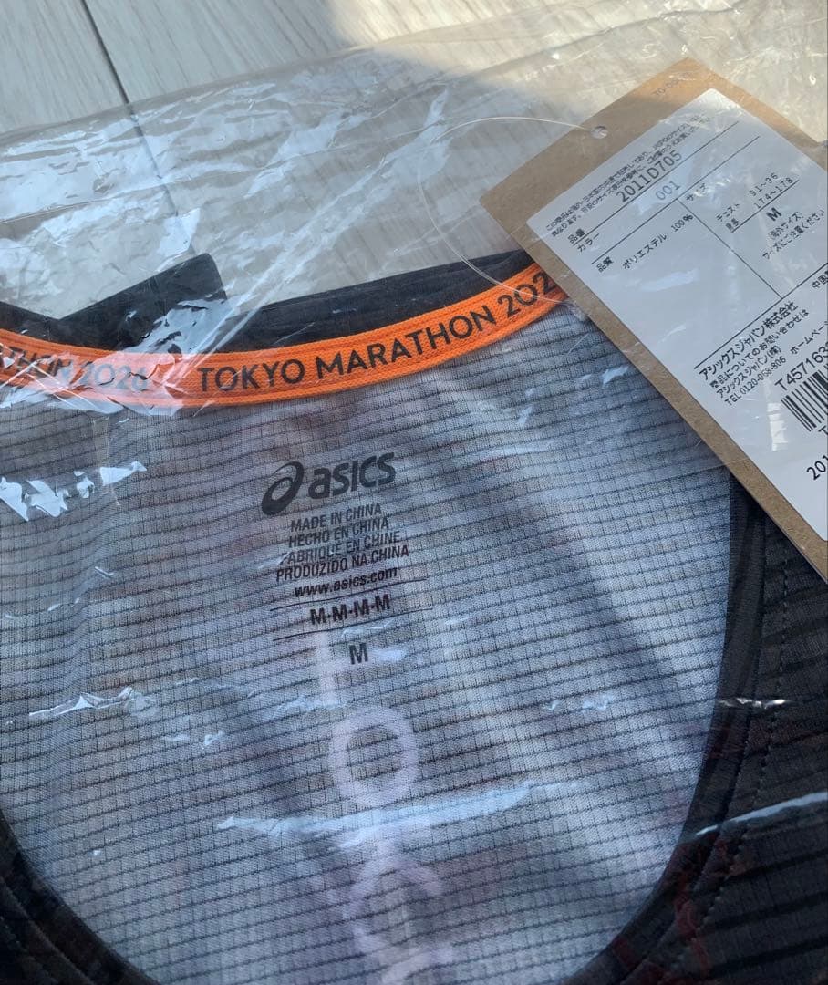 asics TOKYO MARATHON 2026 ランニングシャツMサイズ
