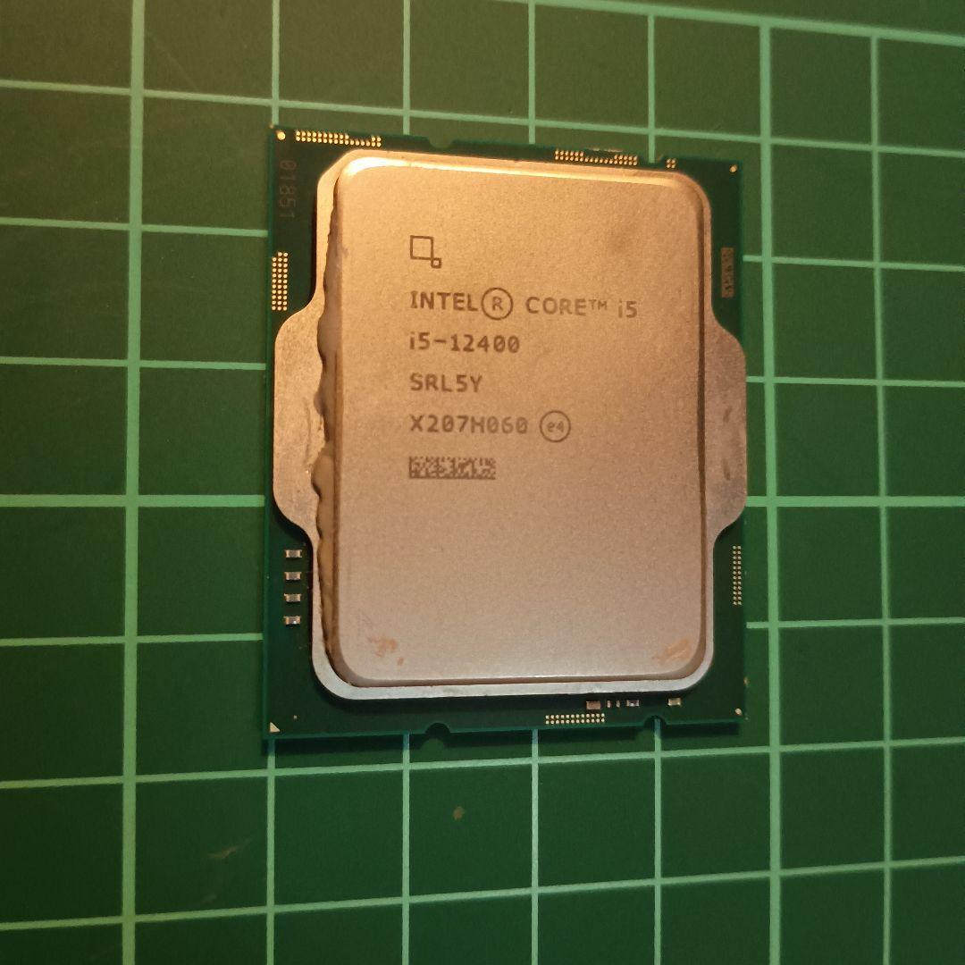 Intel Core i5-12400 CPUのみ
