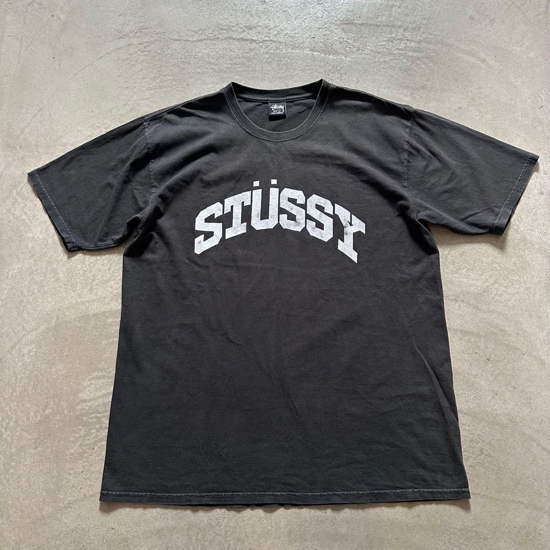stussy ピグメントダイ フェード◎ アーチロゴ