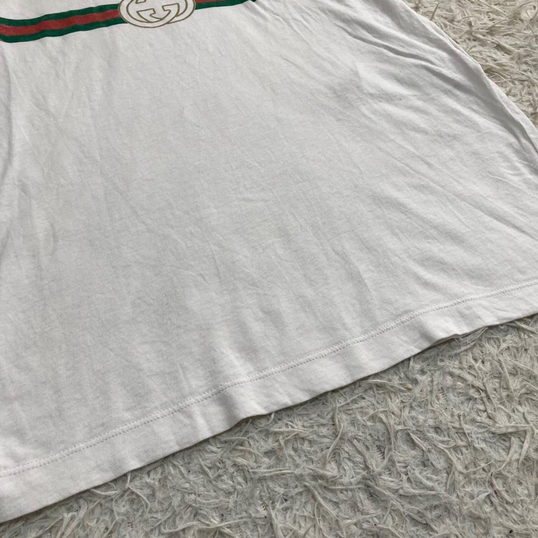 15956✨良品✨グッチ ビッグロゴ シェリーライン ヴィンテージ Tシャツ