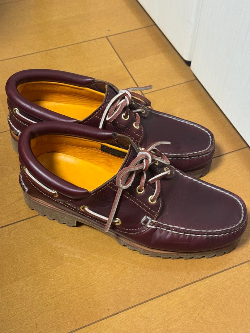 靴 Timberland 3 eye Burgundy 25cm