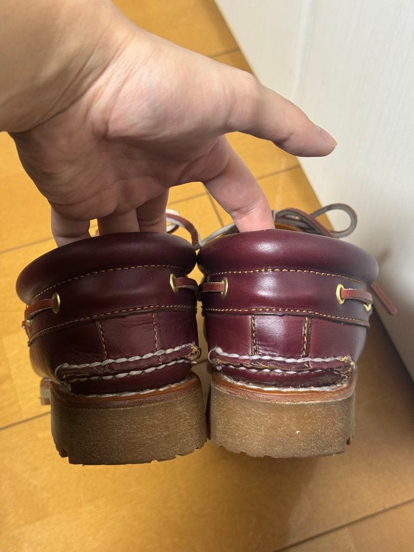 靴 Timberland 3 eye Burgundy 25cm