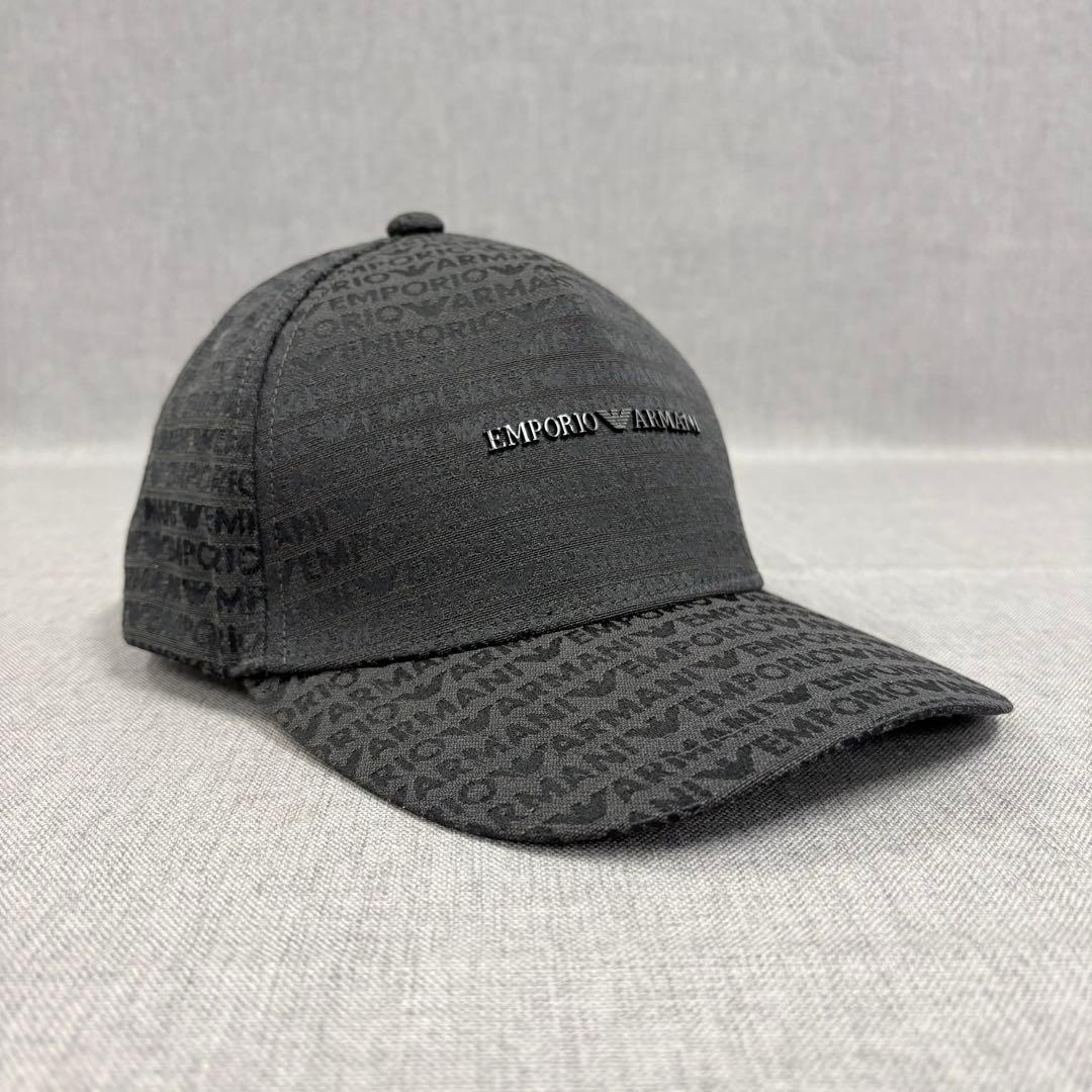 新品 エンポリオ アルマーニ ベースボールキャップ EM001321 ブラック