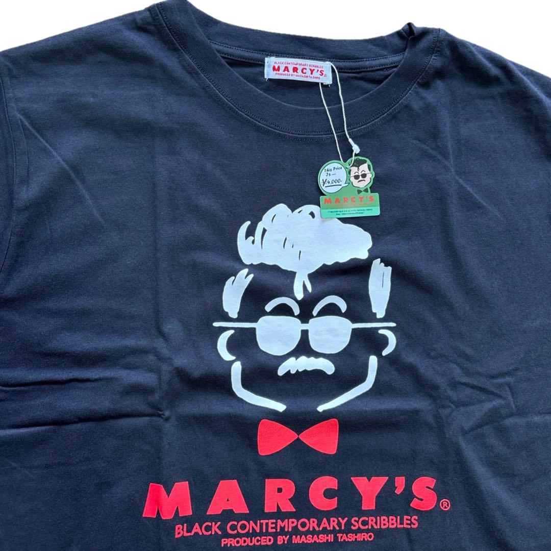 Tシャツ MARCY'S マーシーズ 田代まさし ブラック L タグ付き未使用品
