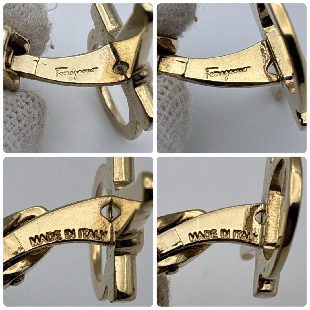 美品✨Salvatore Ferragamo カフリンクス ゴールド ガンチーニ