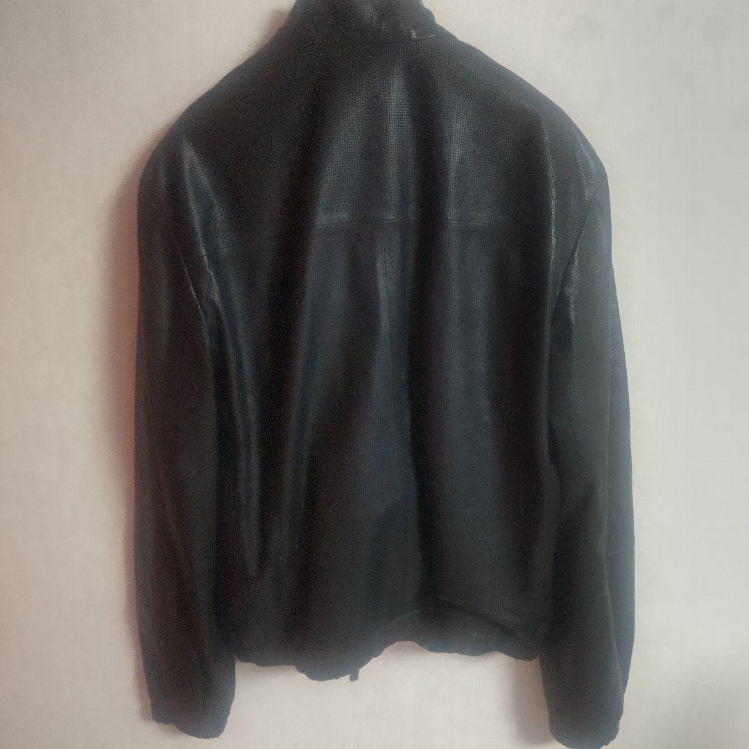 新品・未使用 EMPORIO ARMANI レザージャケット ブルゾン