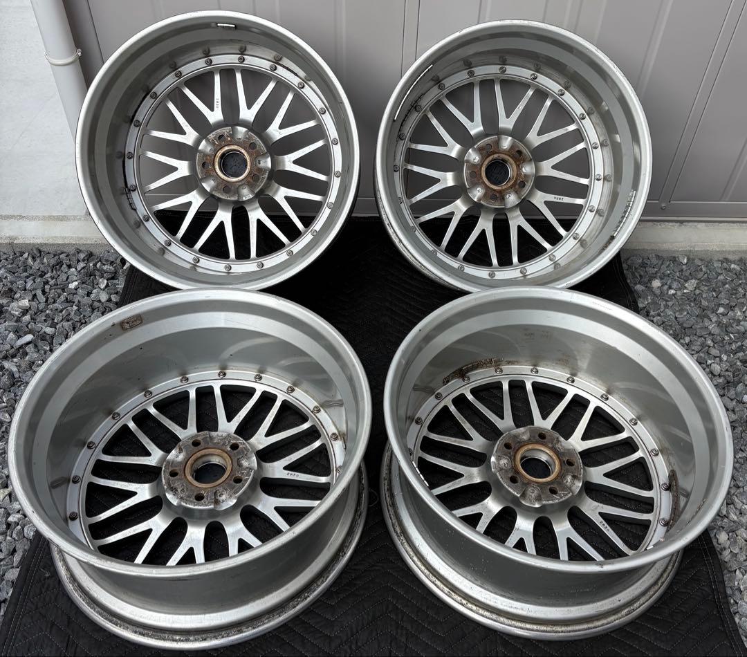 BBS LM240 8.5j+43 20インチ 4本通し 5穴114.3 中古