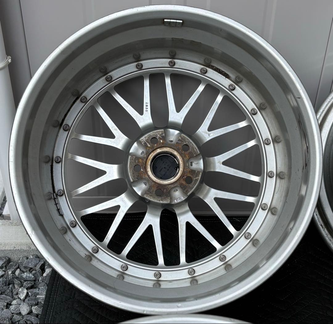 BBS LM240 8.5j+43 20インチ 4本通し 5穴114.3 中古