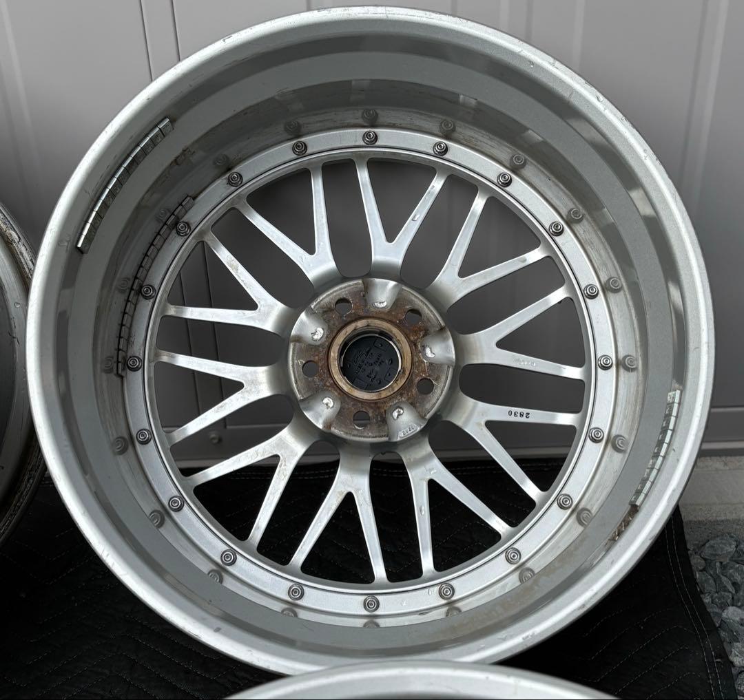 BBS LM240 8.5j+43 20インチ 4本通し 5穴114.3 中古