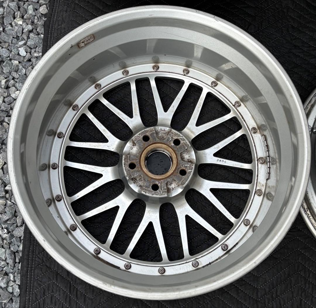 BBS LM240 8.5j+43 20インチ 4本通し 5穴114.3 中古