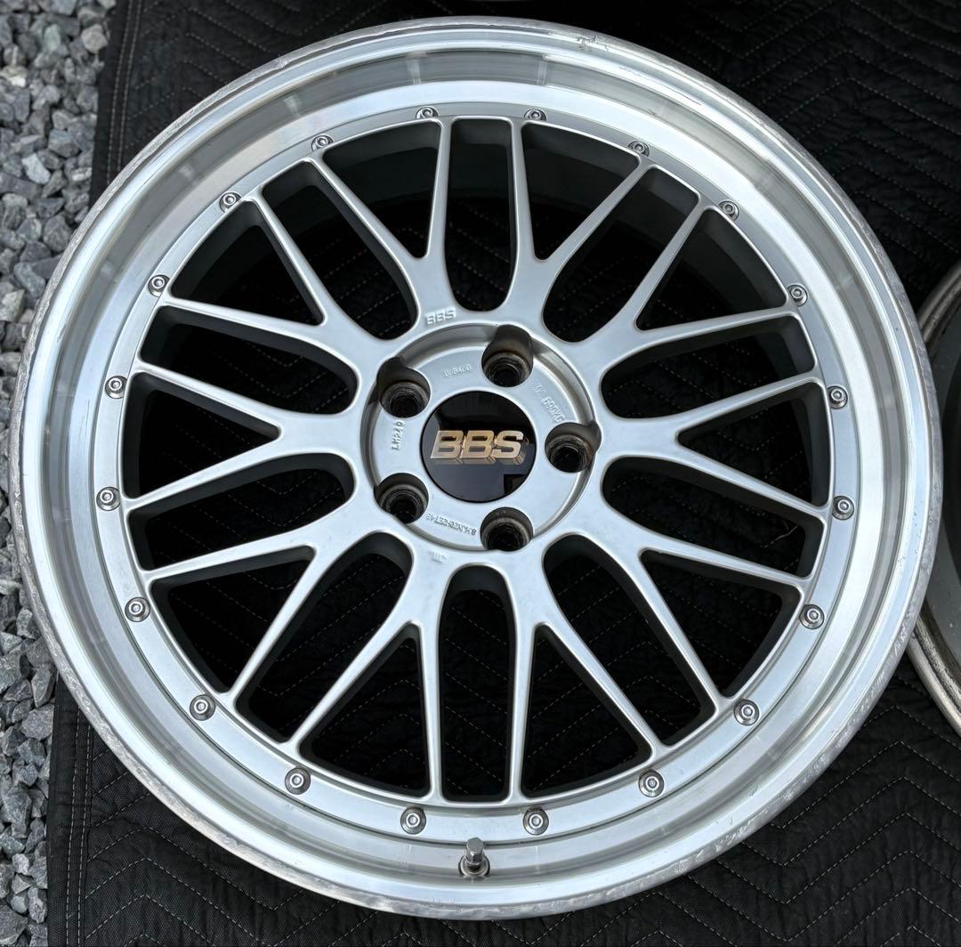 BBS LM240 8.5j+43 20インチ 4本通し 5穴114.3 中古
