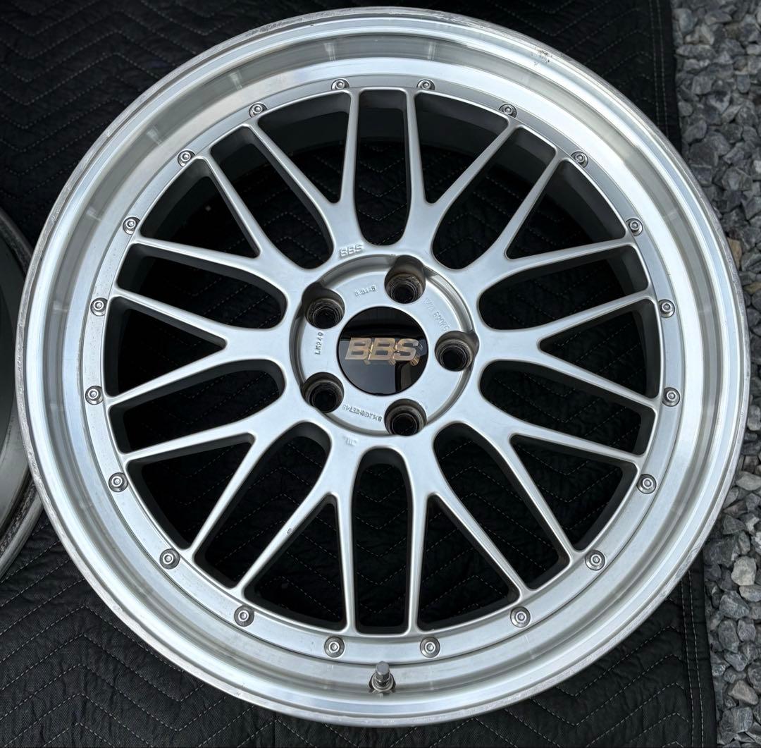 BBS LM240 8.5j+43 20インチ 4本通し 5穴114.3 中古
