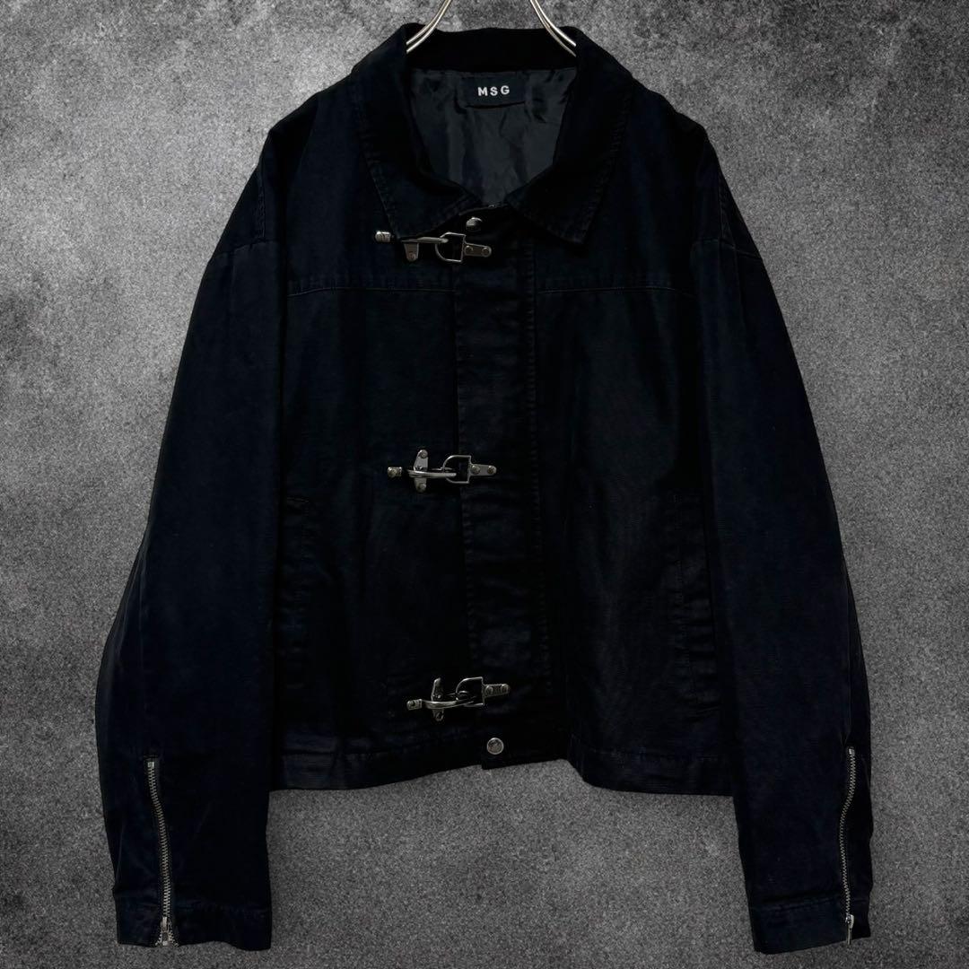 美品✨MSG ファイヤーマン ダックジャケット M ブラック 短丈 モード