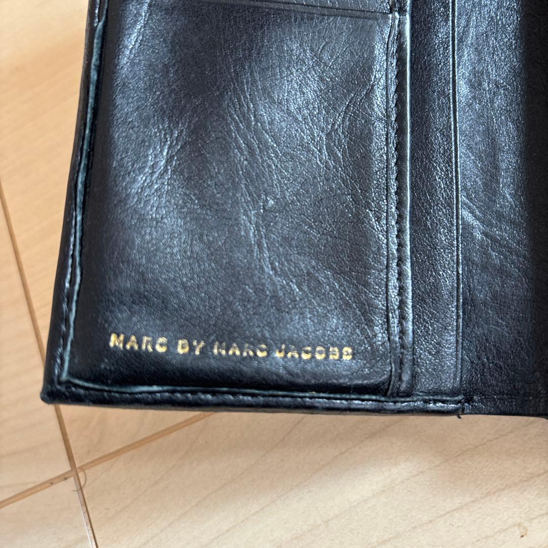 【MARC BY MARC JACOBS】三つ折り財布 ターンロック　ブラック