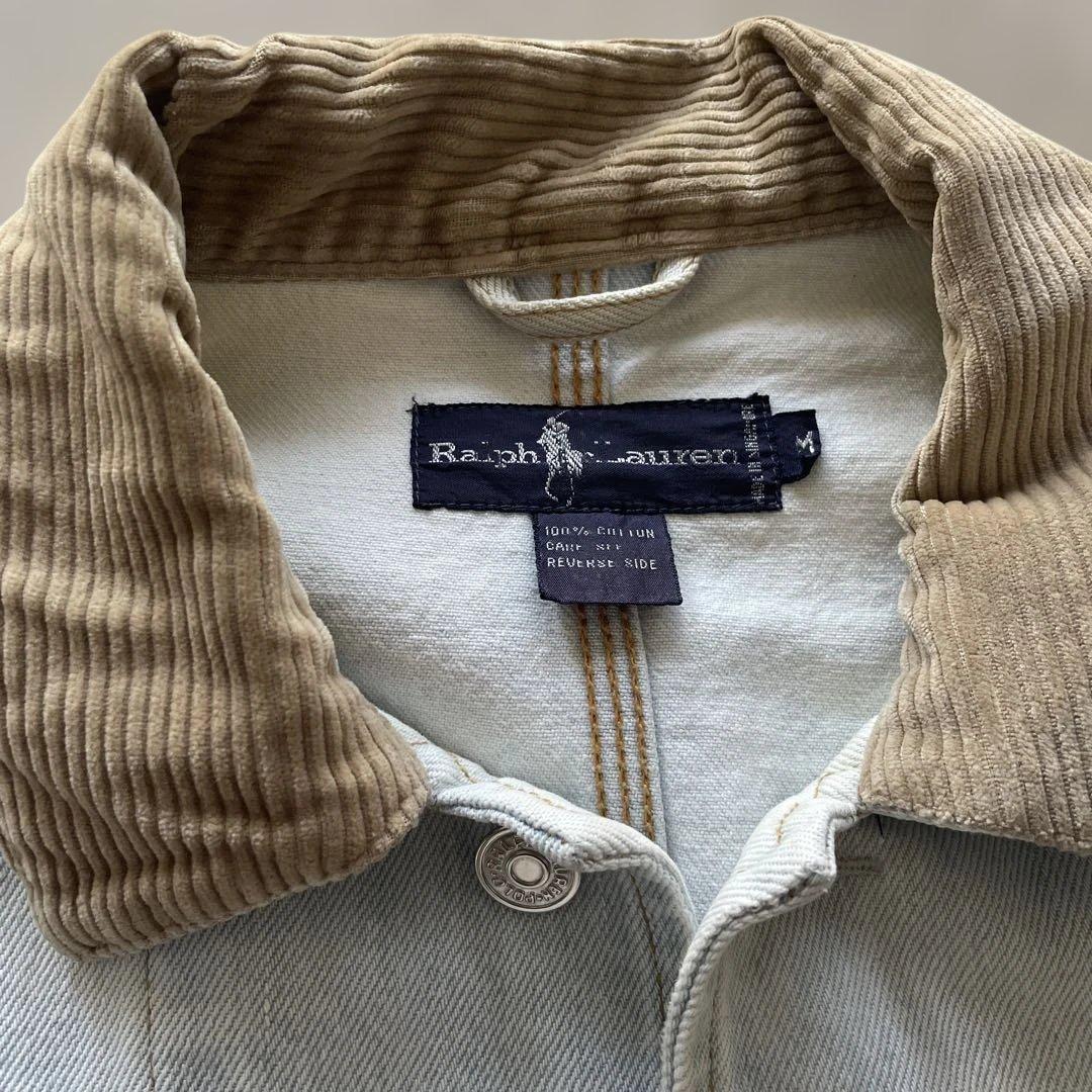 Ralph Lauren デニム カバーオール コーデュロイ襟