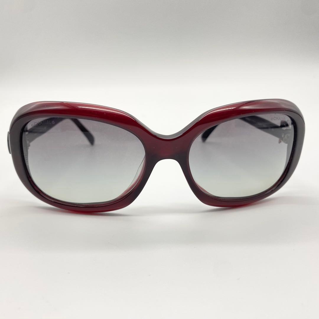 【美品】CHANEL・シャネル・サングラス・リボン・赤・58◻︎17 135