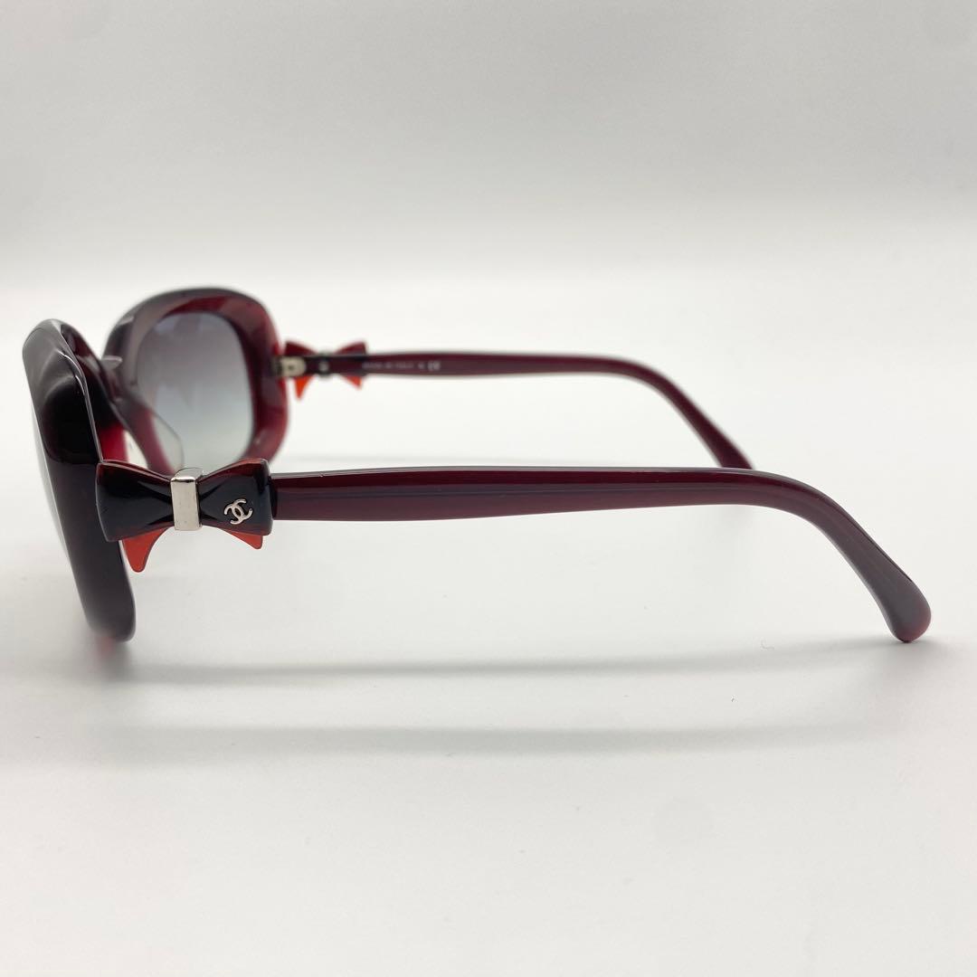 【美品】CHANEL・シャネル・サングラス・リボン・赤・58◻︎17 135