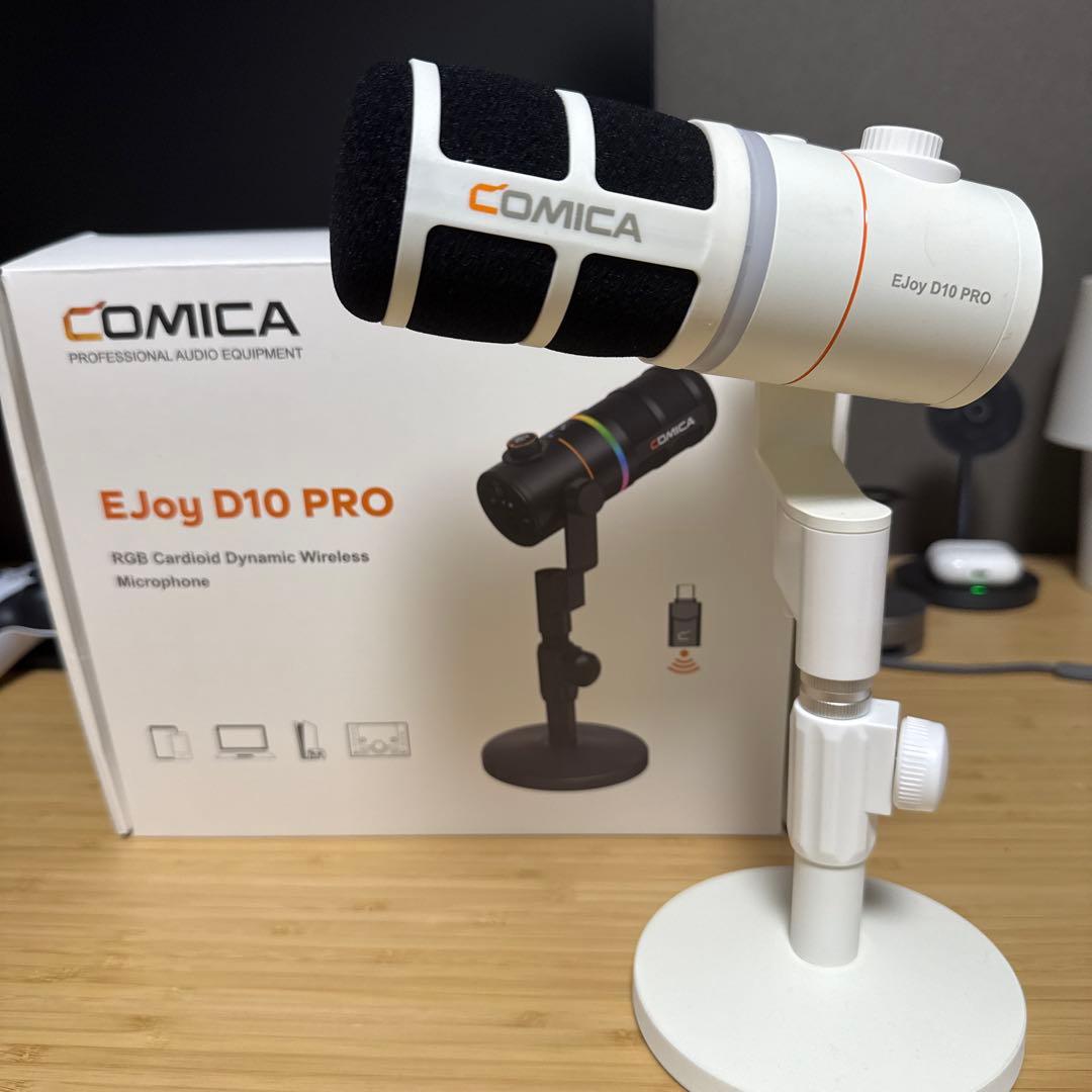 COMICA EJ0y D10 PRO RGBマイク