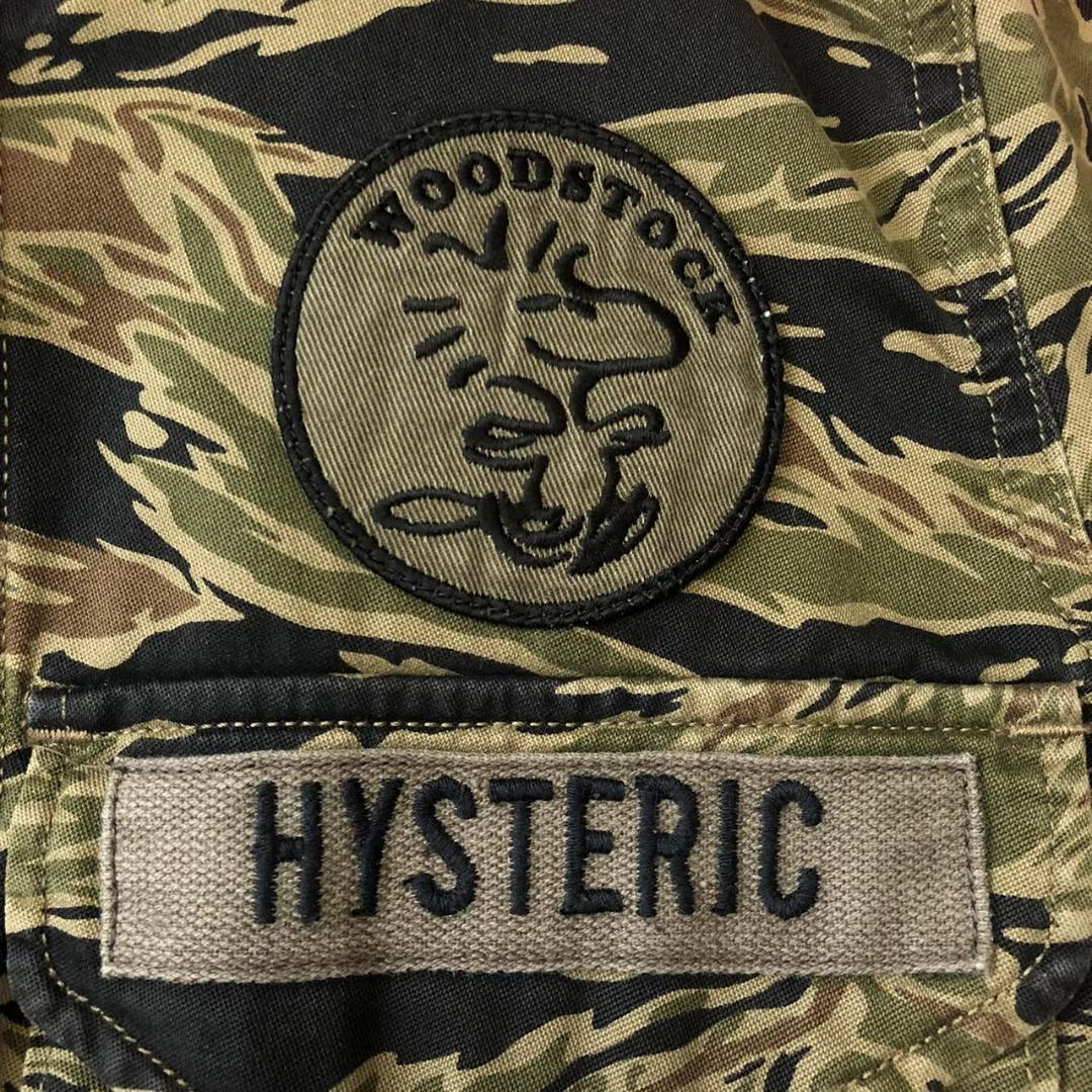 [美品]HYSTERIC GLAMOUR ミリタリージャケット カーキ フリー