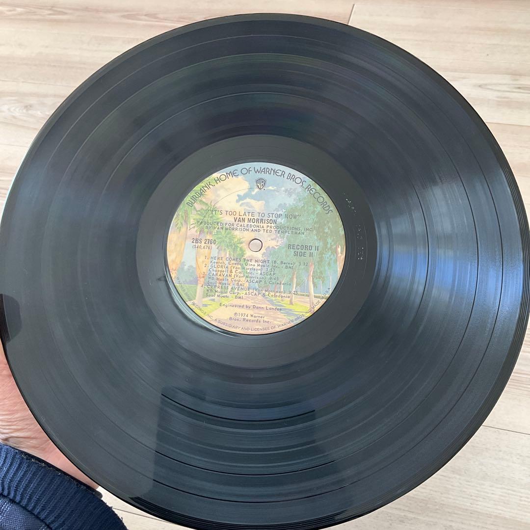 ヴァンモリソン2枚組US盤レコード 1973年ライブ