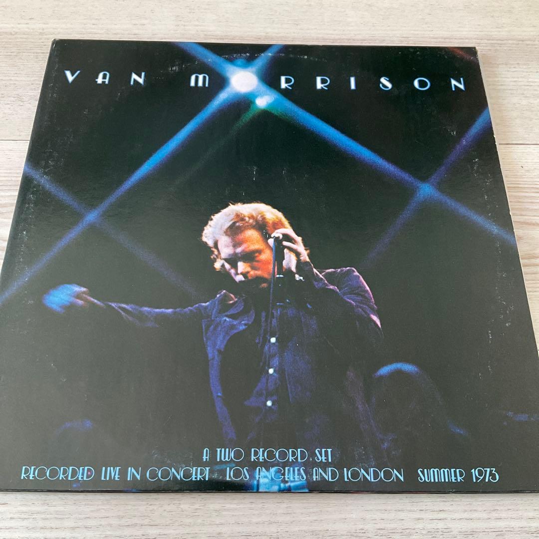 ヴァンモリソン2枚組US盤レコード 1973年ライブ