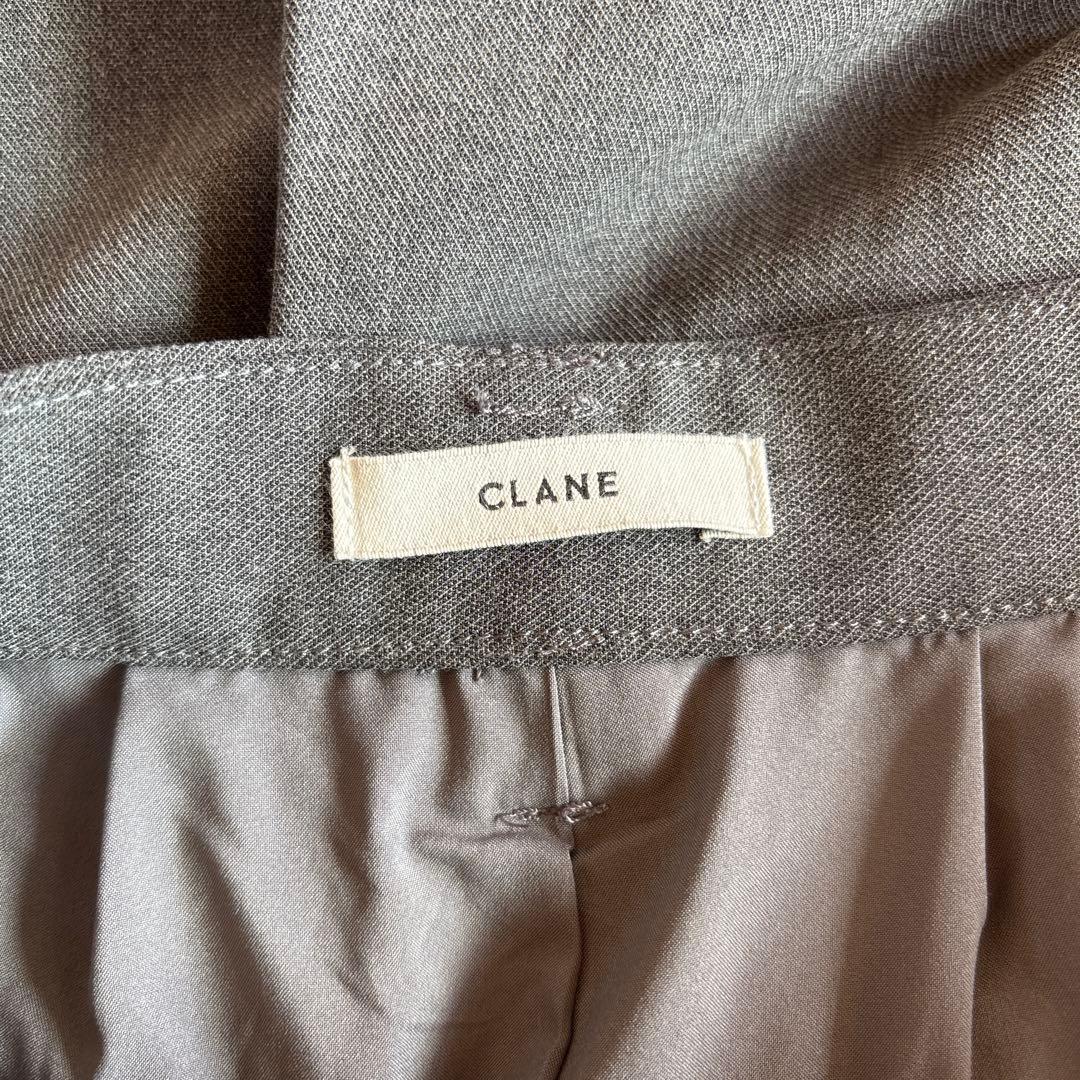 スカート CLANE WIDE PLEATS LONG SKIRT