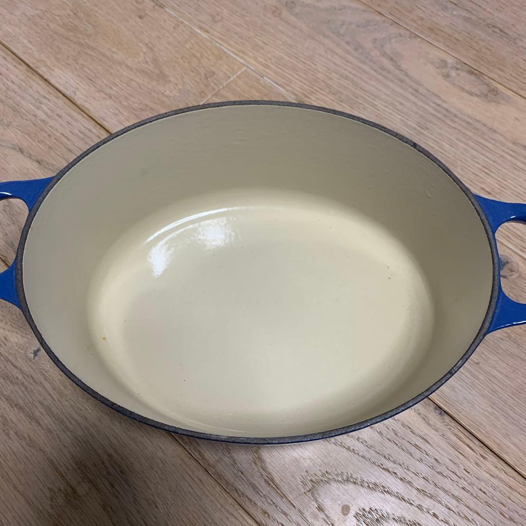 専用　LE CREUSET 両手鍋 25cm ブルー