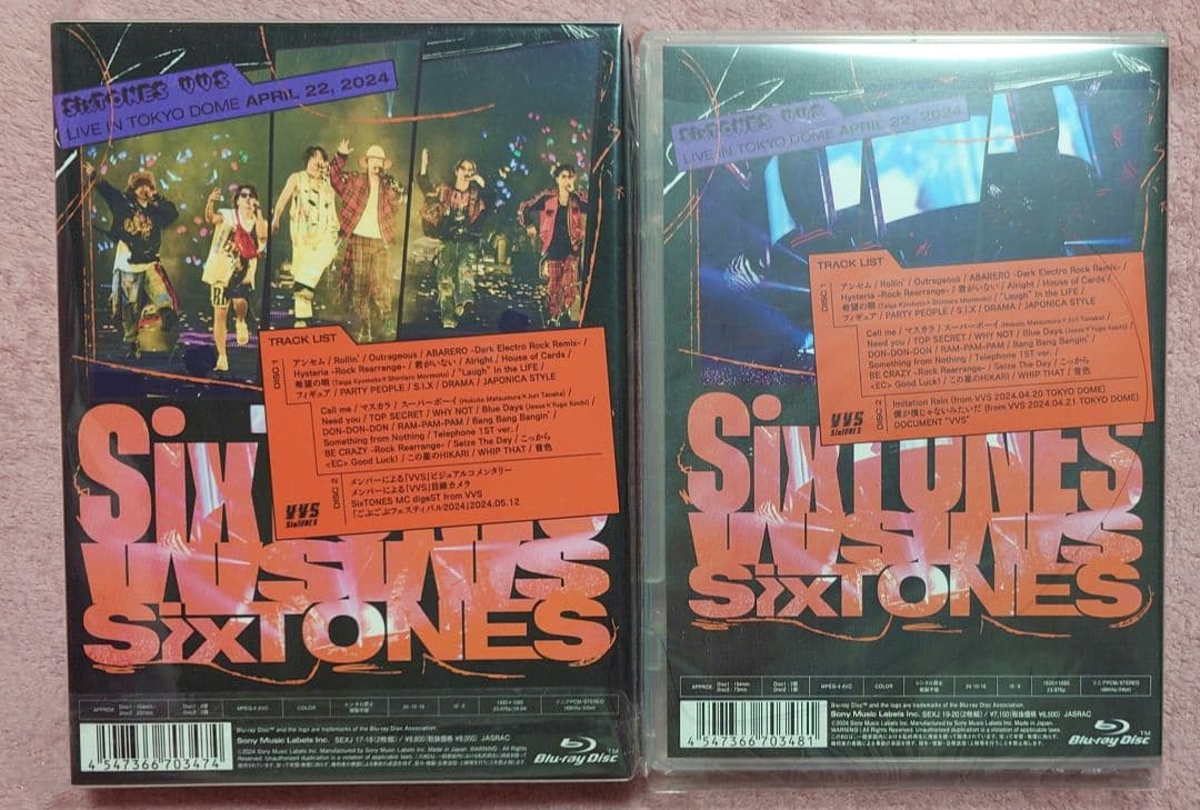 SixTONES/VVS　初回生産限定盤・通常盤　Blu-ray