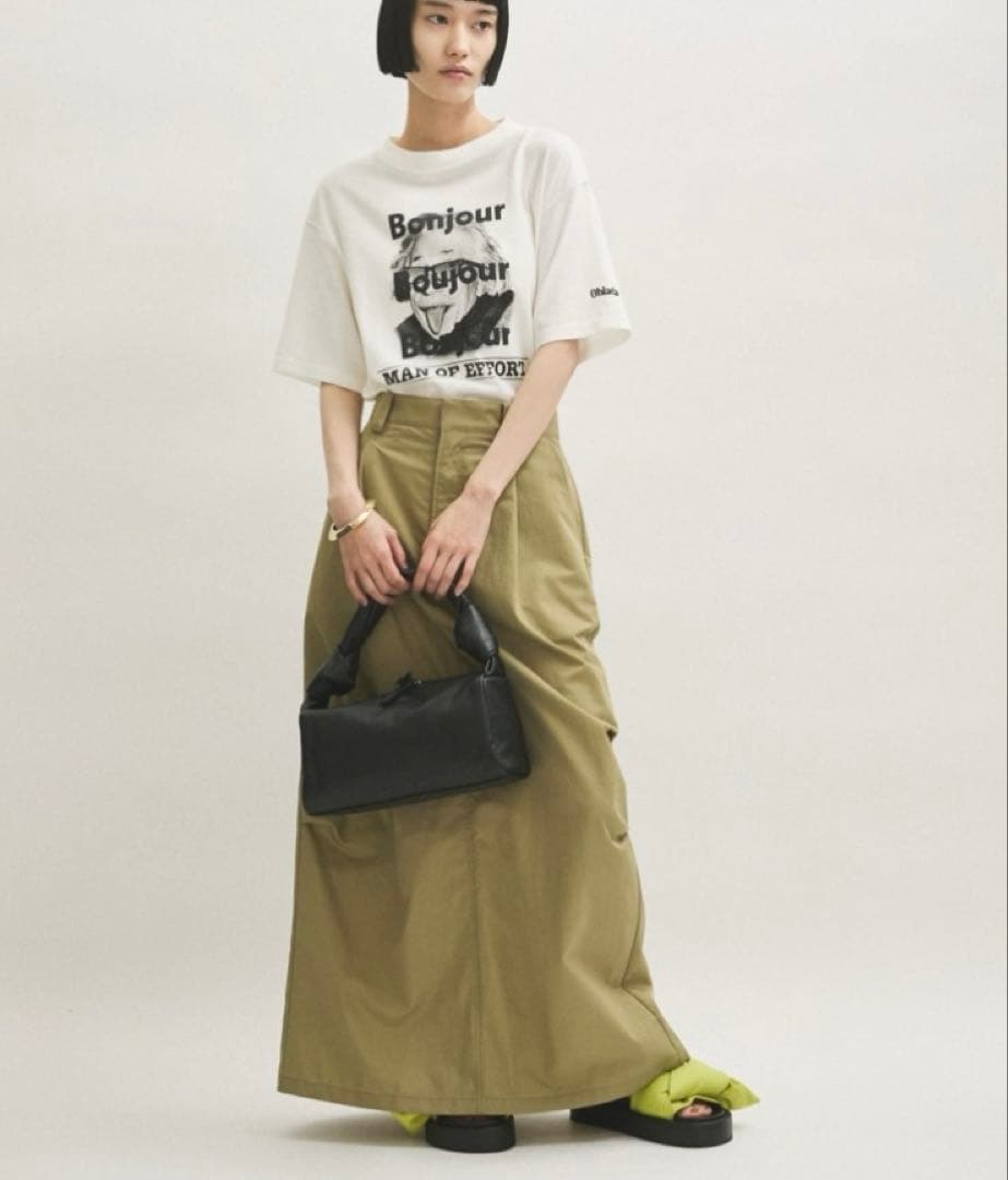 ADAM ET ROPE Oblada別注 MAN OF EFFORT TEE