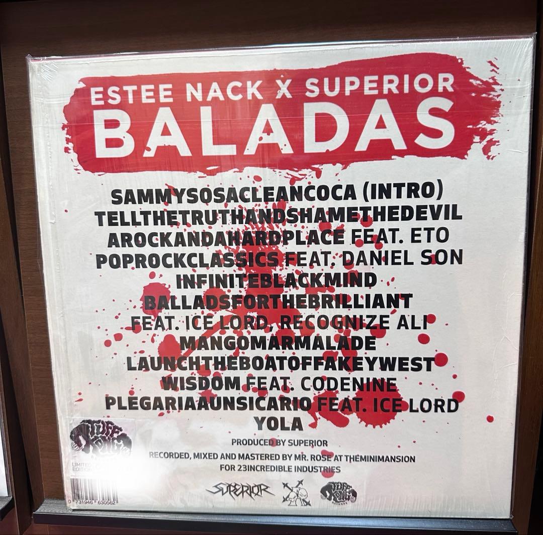 洋楽 Estee Nack x Superior BALADAS LP