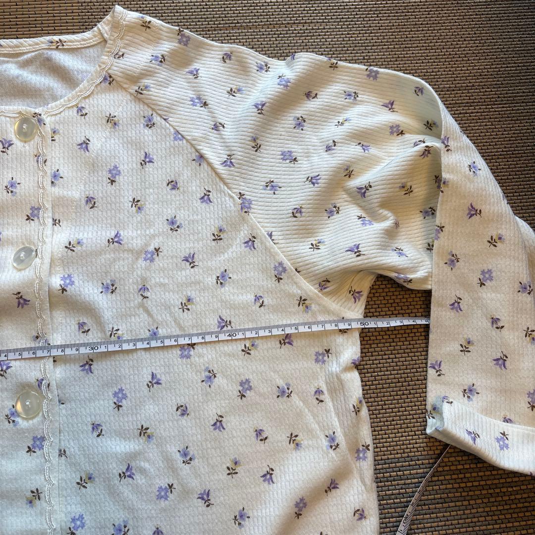 新品未着用　ワコール パジャマ grander　花柄　M 日本製