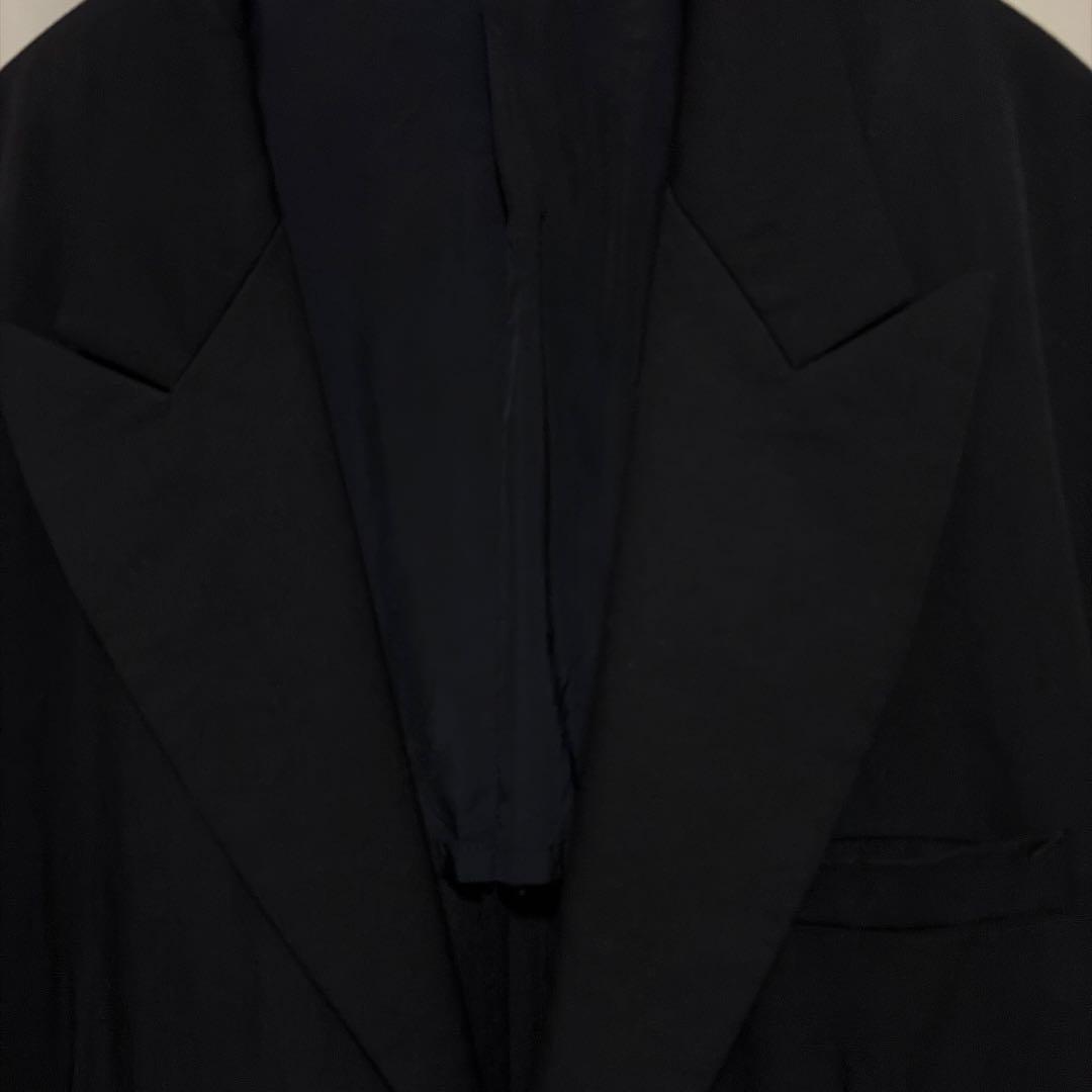 20SS Yohji Yamamoto ピークドラペル ロングジャケット