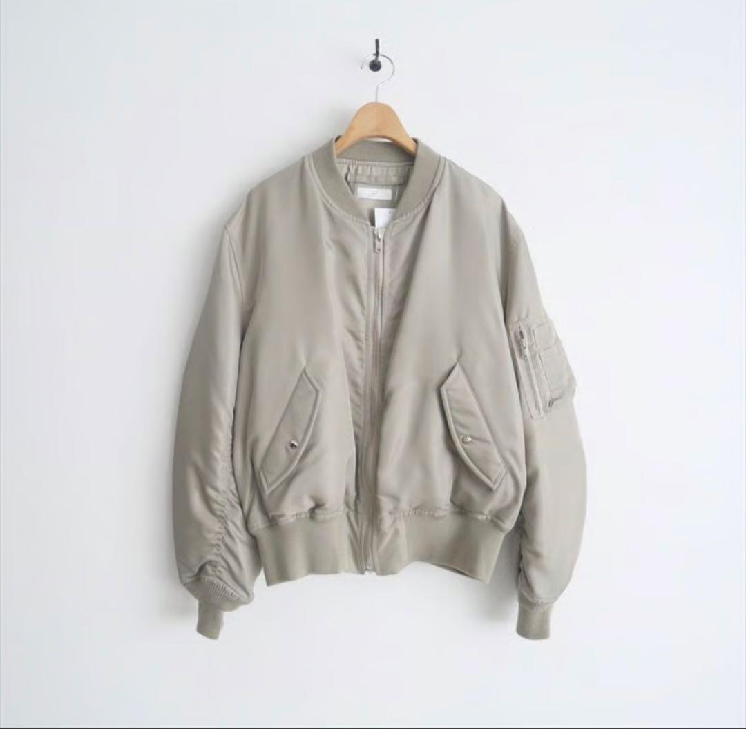 【値下げ】激レア！ents. MA-1 フライトジャケット グレー サイズ3