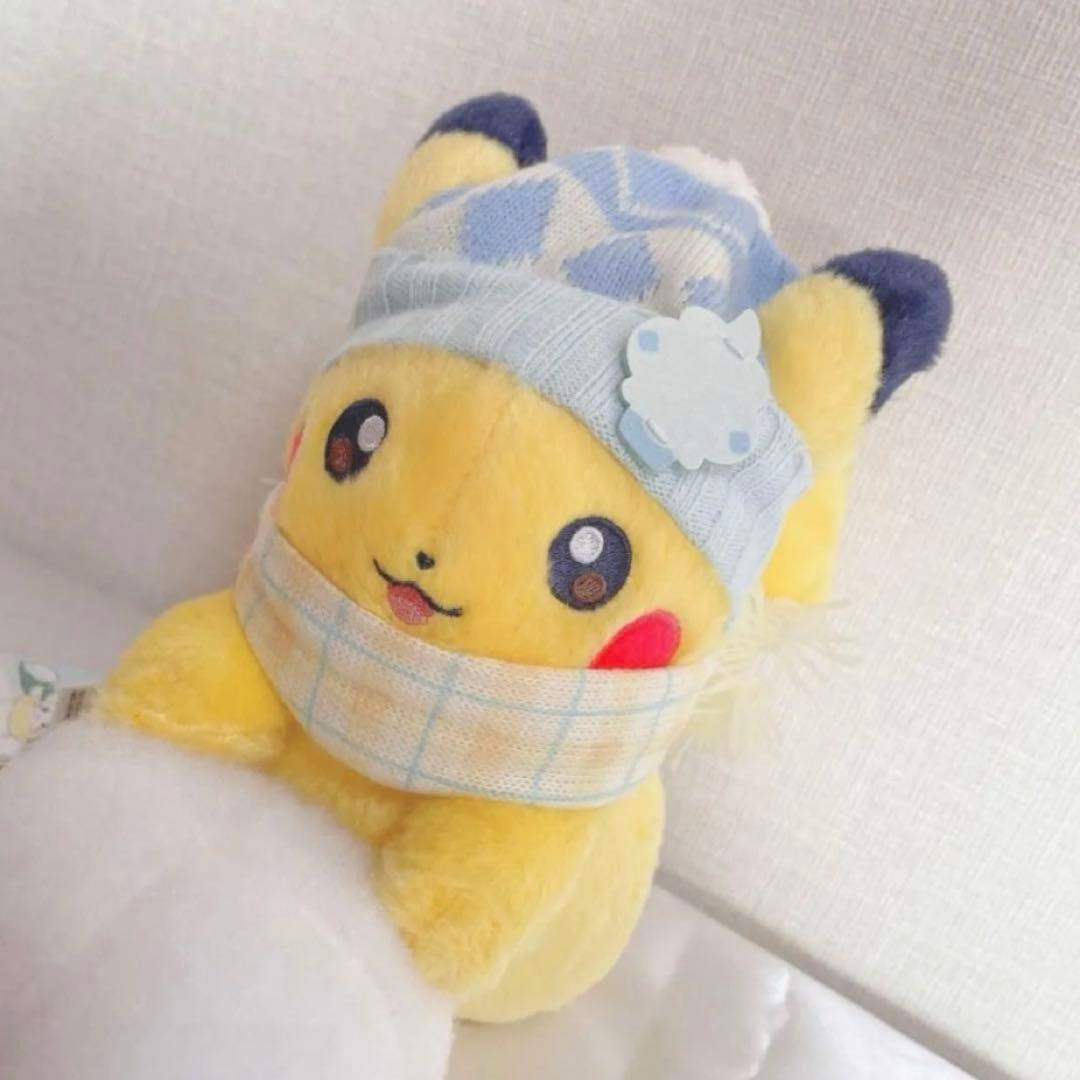 ポケモンセンターオリジナル ぬいぐるみ ピカチュウとゆきあそび ポケモン