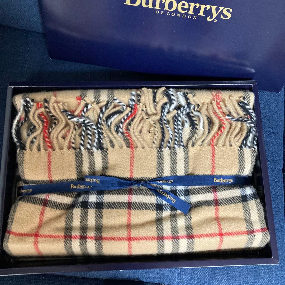 Burberrys ウール100% 膝掛け 未使用品
