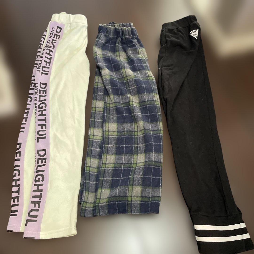 女の子　秋〜冬服　まとめ売り　140 アウター　パンツ　トレーナー　ワンピース