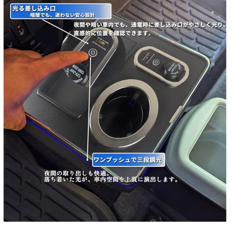 エブリィ　エブリィワゴン用　センターコンソール 外付け　DA17W／DA17V