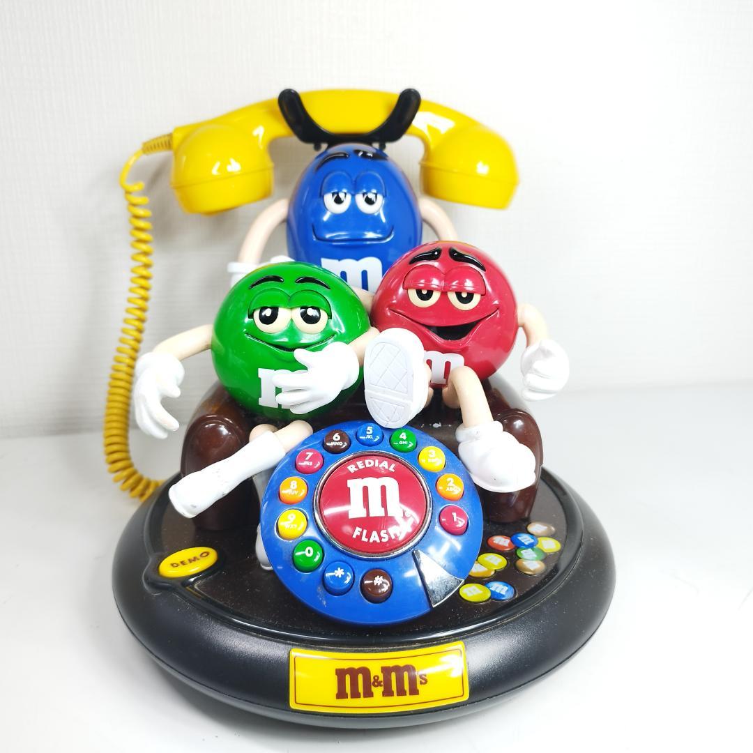 M&M's エムアンドエムズ 電話機 アメリカン雑貨 アンティーク 赤 IT94