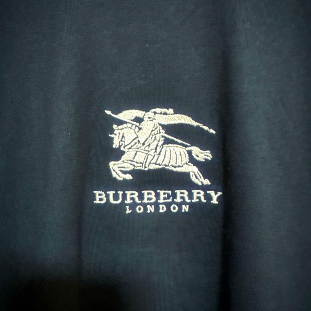 BURBERRY バーバリーロンドン　ホースロゴ　黒　ブラック Tシャツ M