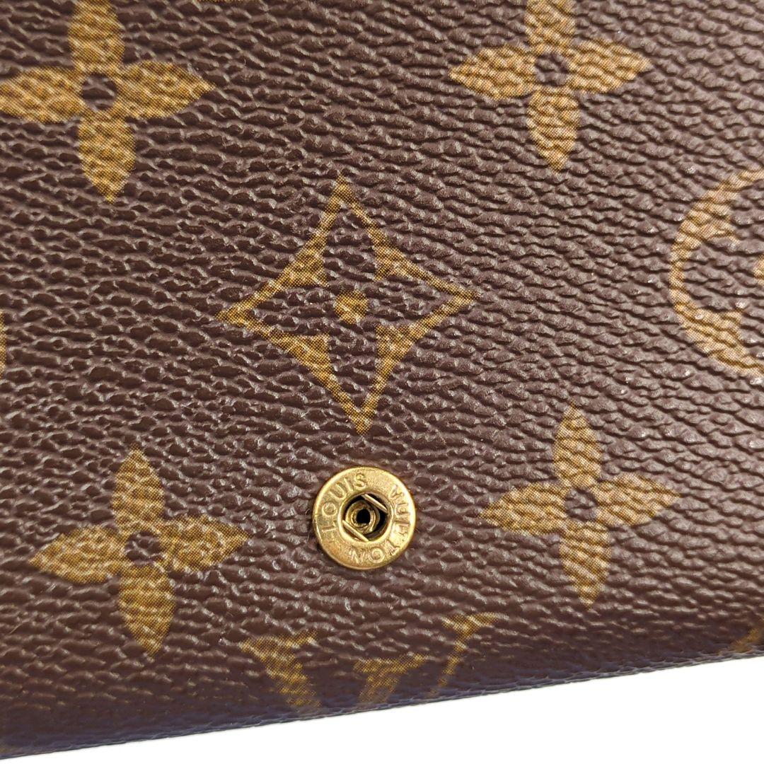 Louis Vuitton ポルトモネビエ　トレゾール　二つ折り財布モノグラム