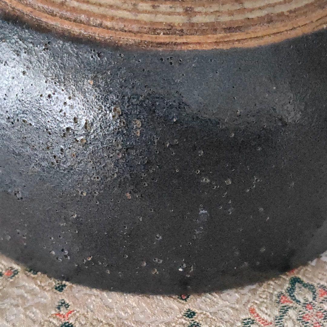 黒釉　茶碗